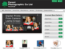 Tablet Screenshot of forestphotographic.co.uk